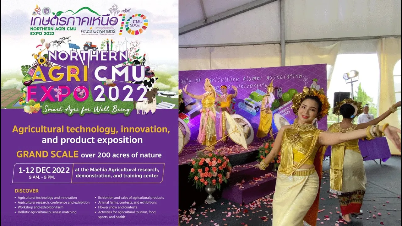 Northern AGRI CMU EXPO 2022 in Chiang Mai Thailand Innovation, Sustainability and Tradition
