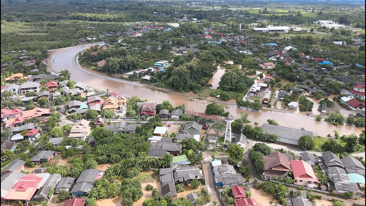 San Patong and Doi Lo Flooded Rivers สันป่าตอง ดอยหล่อ น้ำท่วม